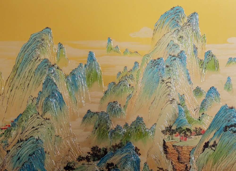 金雕錾刻金龙鱼
